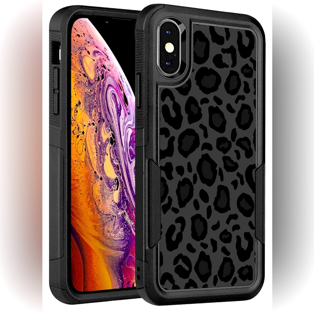 iPhone X / XS Leopard Heavy Duty Protective Case